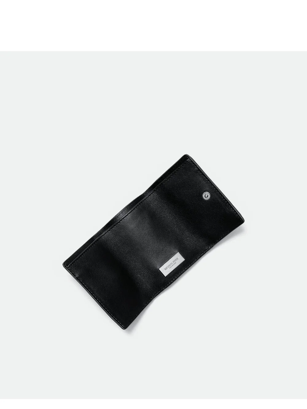 Black Michael Kors Collection Wallet With Pocket Genuine Calf Leather